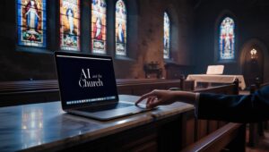 I.a. et l'église 2025